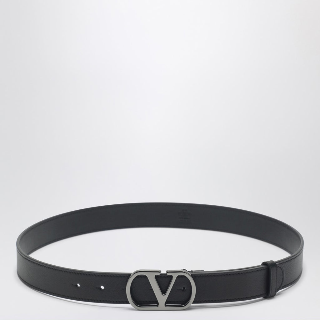Valentino Garavani Black VLogo Signature belt