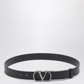 Valentino Garavani Black VLogo Signature belt
