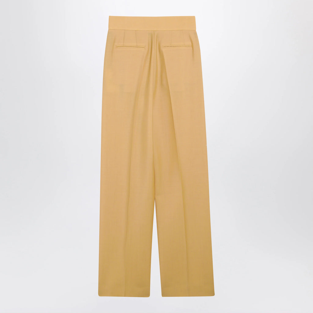 Valentino British Mohair trousers in ochre