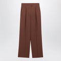 Valentino Light Brown Wool Trousers