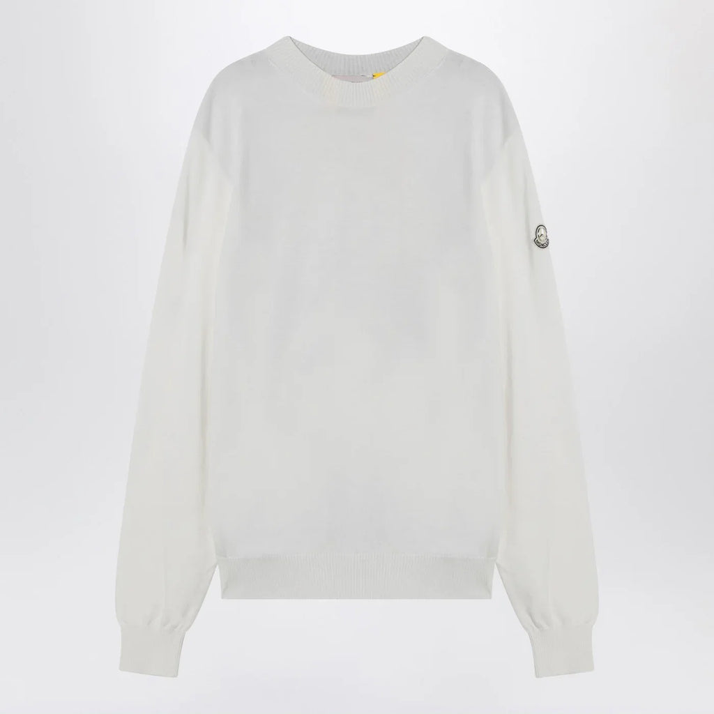Moncler x Mercedes-Benz by Nigo White jumper with logo print