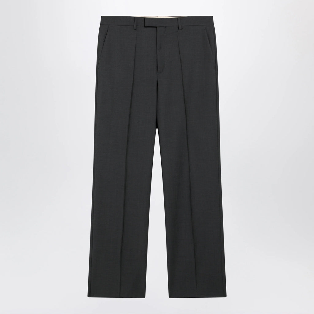 Valentino Gray wool-blend pants