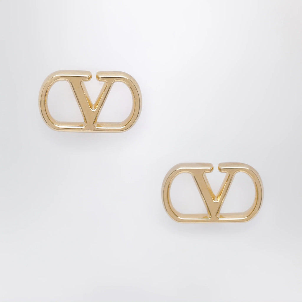 Valentino Garavani VLogo Signature earrings in gold-tone metal
