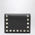 Valentino Garavani Black Rockstud leather wallet