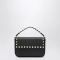Valentino Garavani Rockstud pouch in grained calfskin leather, black