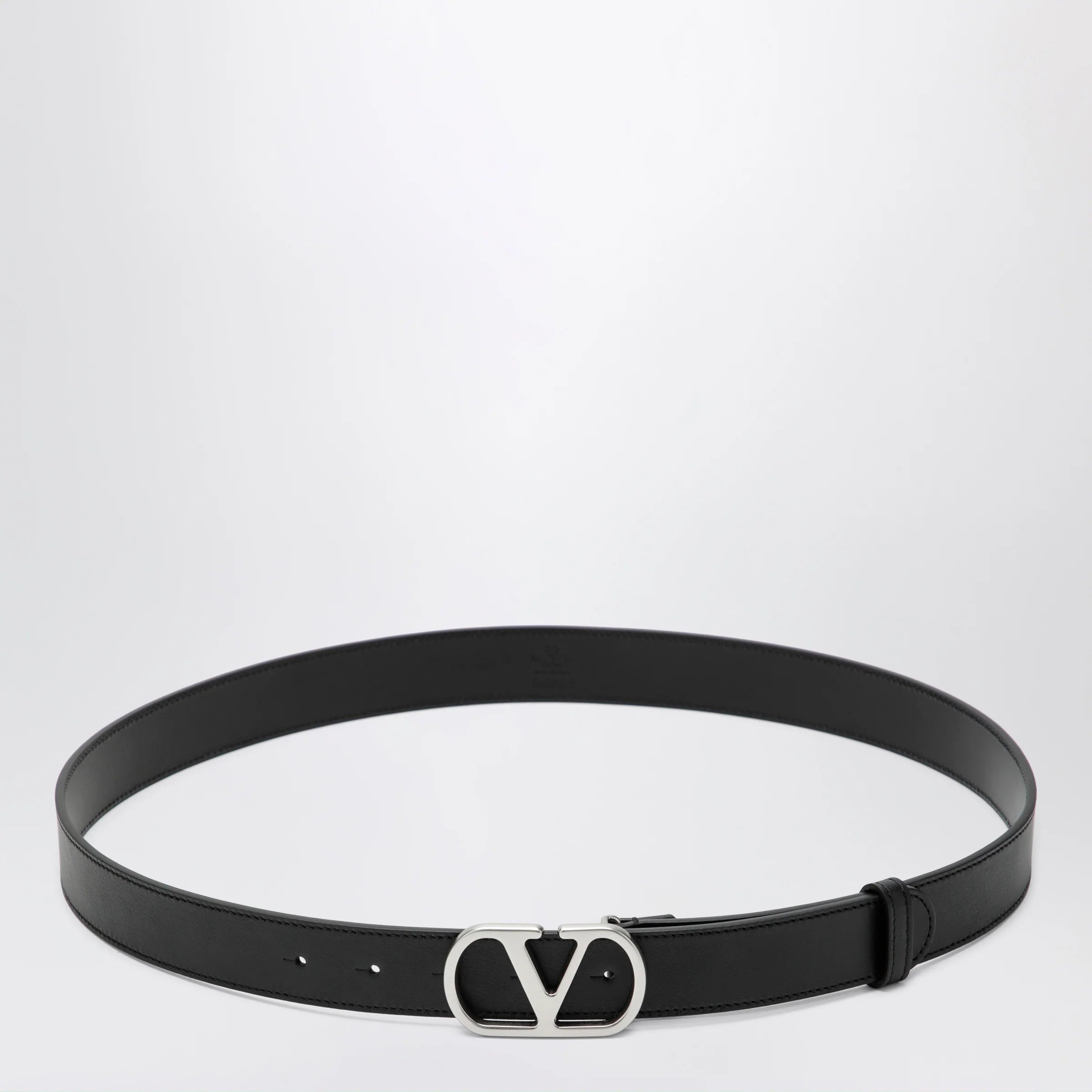 Valentino Garavani Black VLogo Signature belt