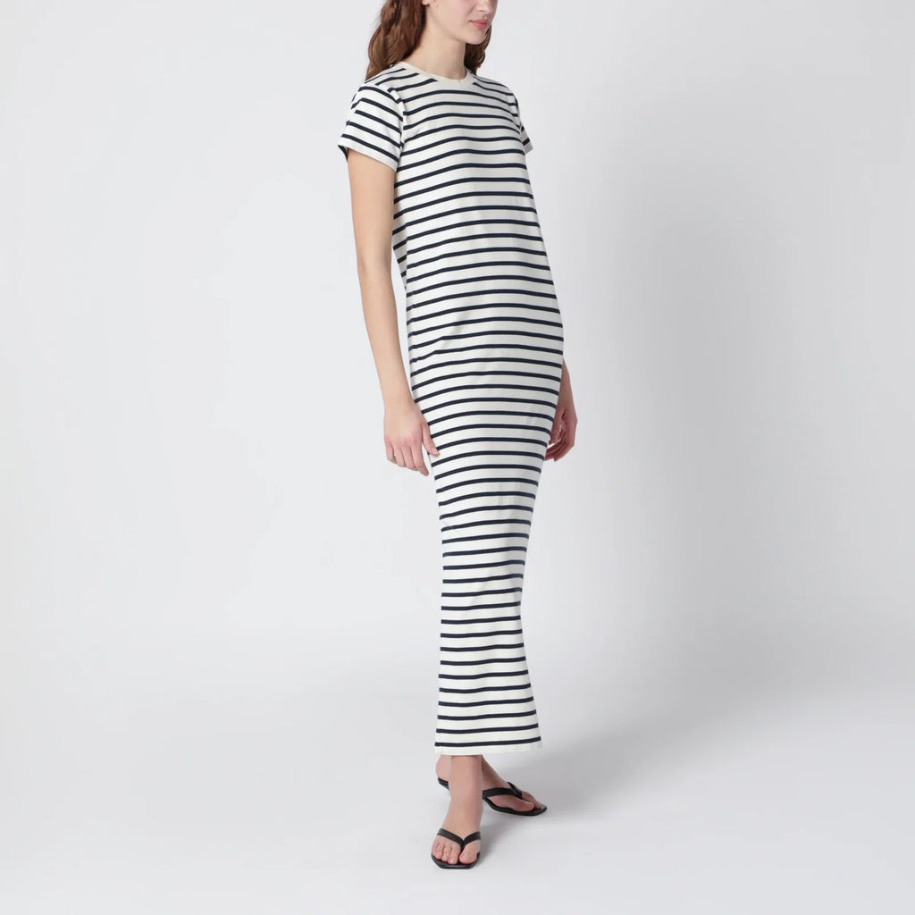 ANINE BING Wynne Striped Maxi Cotton Dress