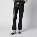 ANINE BING Black Bruno trousers in regenerated leather