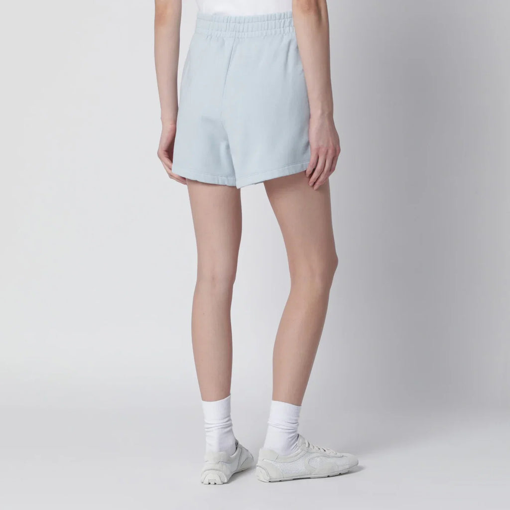 ANINE BING Light blue cotton Shorts