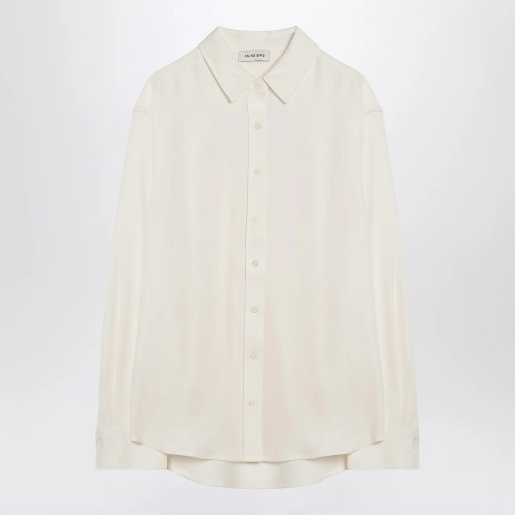 ANINE BING Ivory Braxton shirt