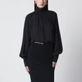 ANINE BING Black Anne viscose blouse