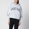ANINE BING Harvey New Classic oversized cotton hoodie in grey