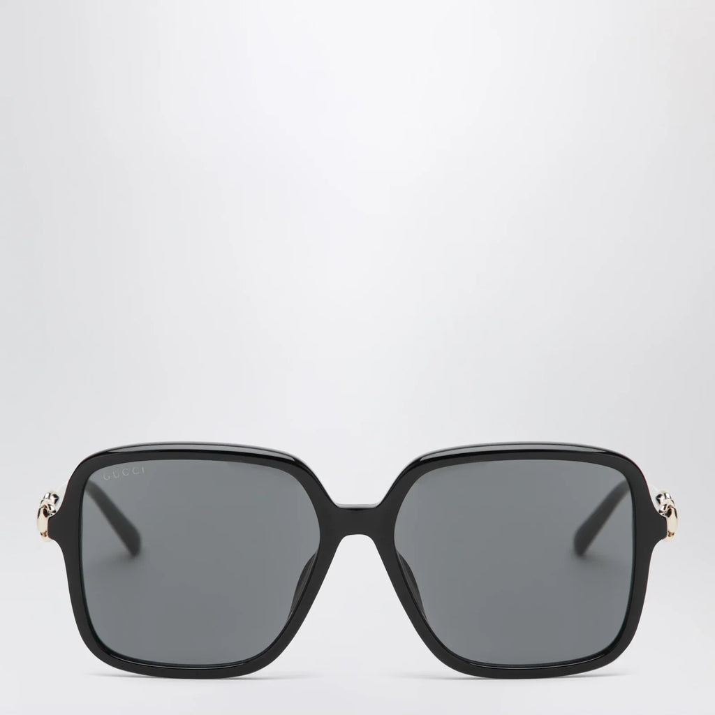 GUCCI Black butterfly sunglasses with Horsebit detail
