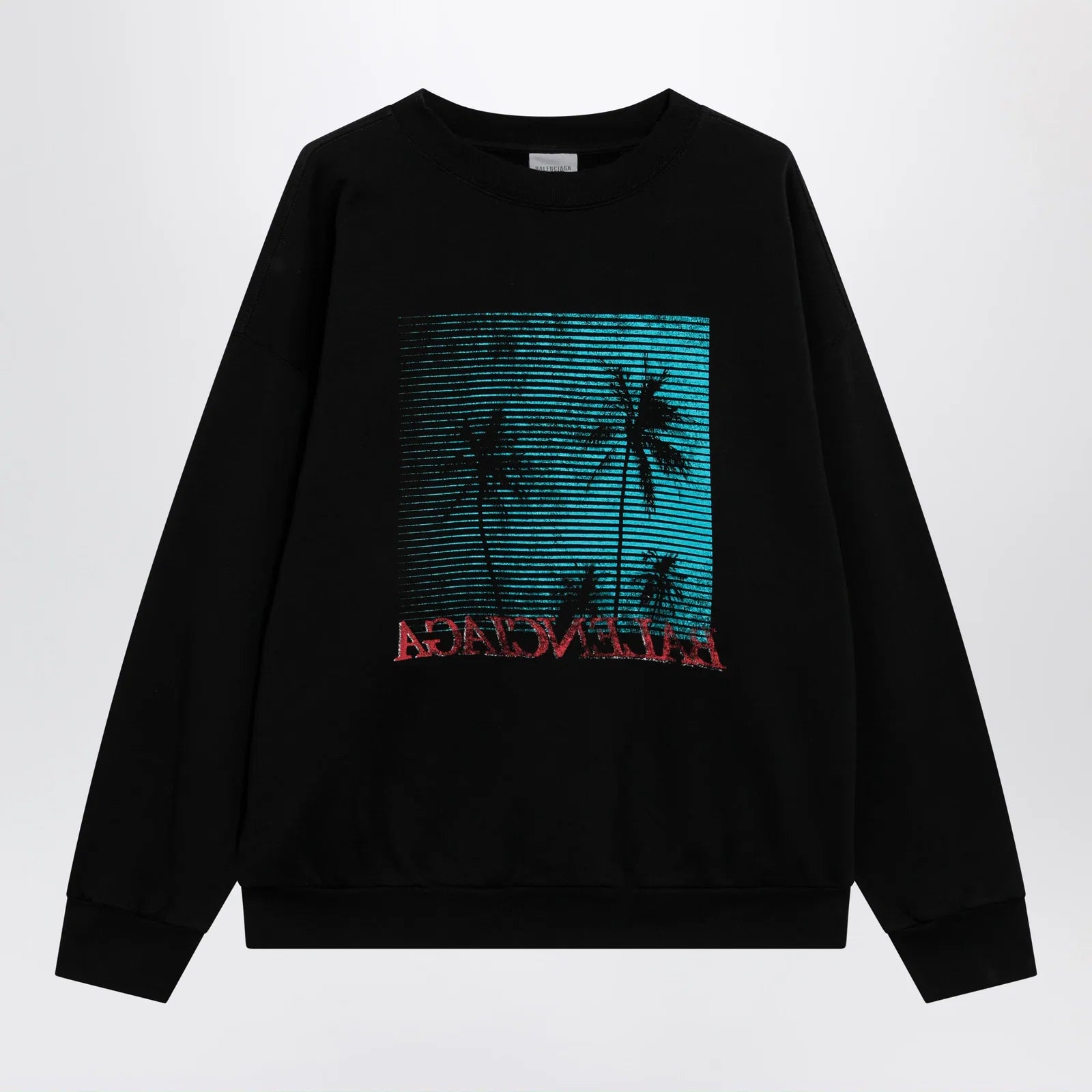 Balenciaga Black sweatshirt with logo print