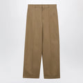 Balenciaga Wide-leg chino trousers in camel twill