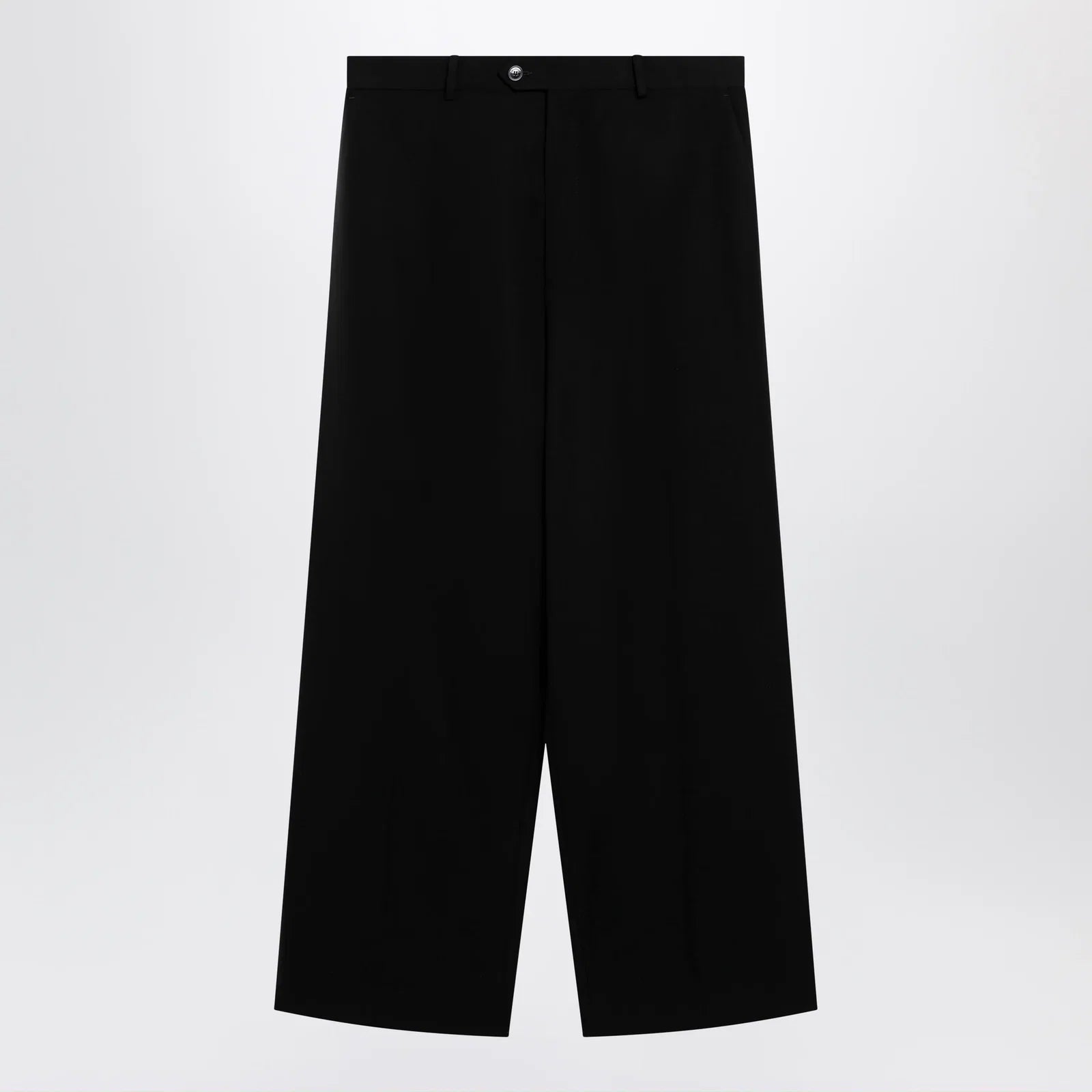 Balenciaga Wide-leg tailored trousers in black twill