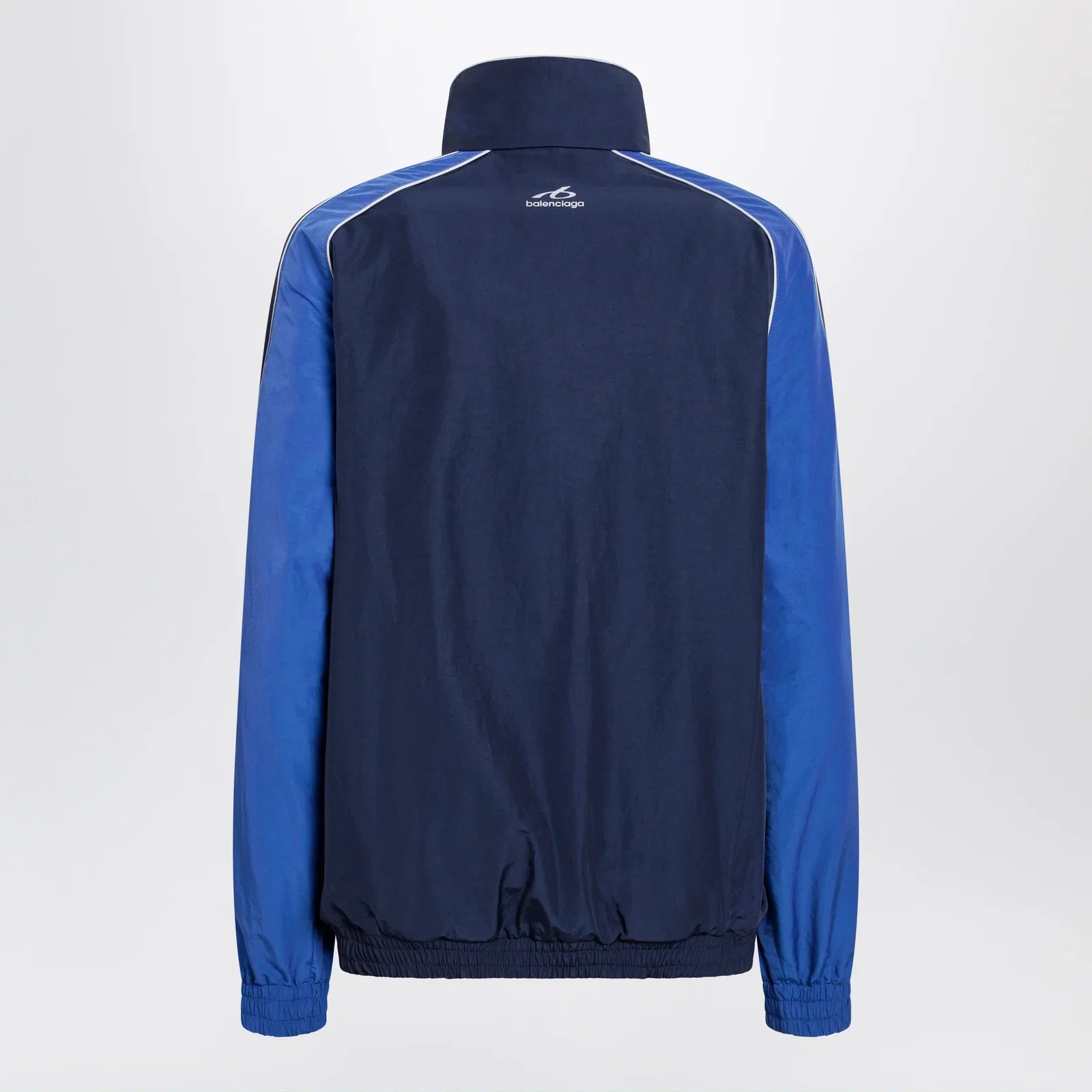 Balenciaga Navy blue Techwear zip-up jacket in cotton blend