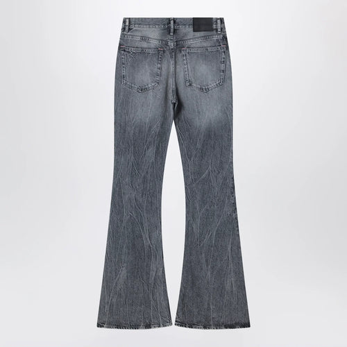Acne Studios Black faded flared jeans