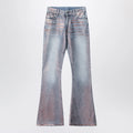 Acne Studios Fitted glitter jeans 2025F Rose copper/light blue