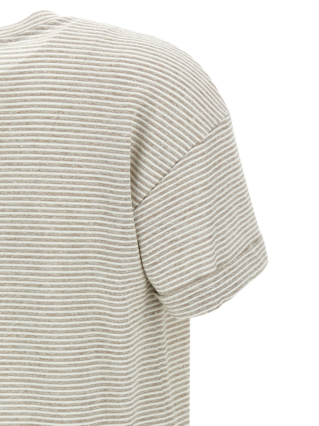 Peserico Lamé Stripes T-shirt