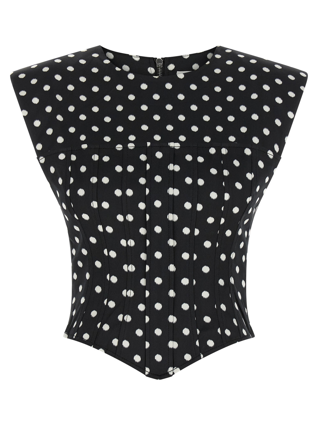 Ganni Polka Dot Top