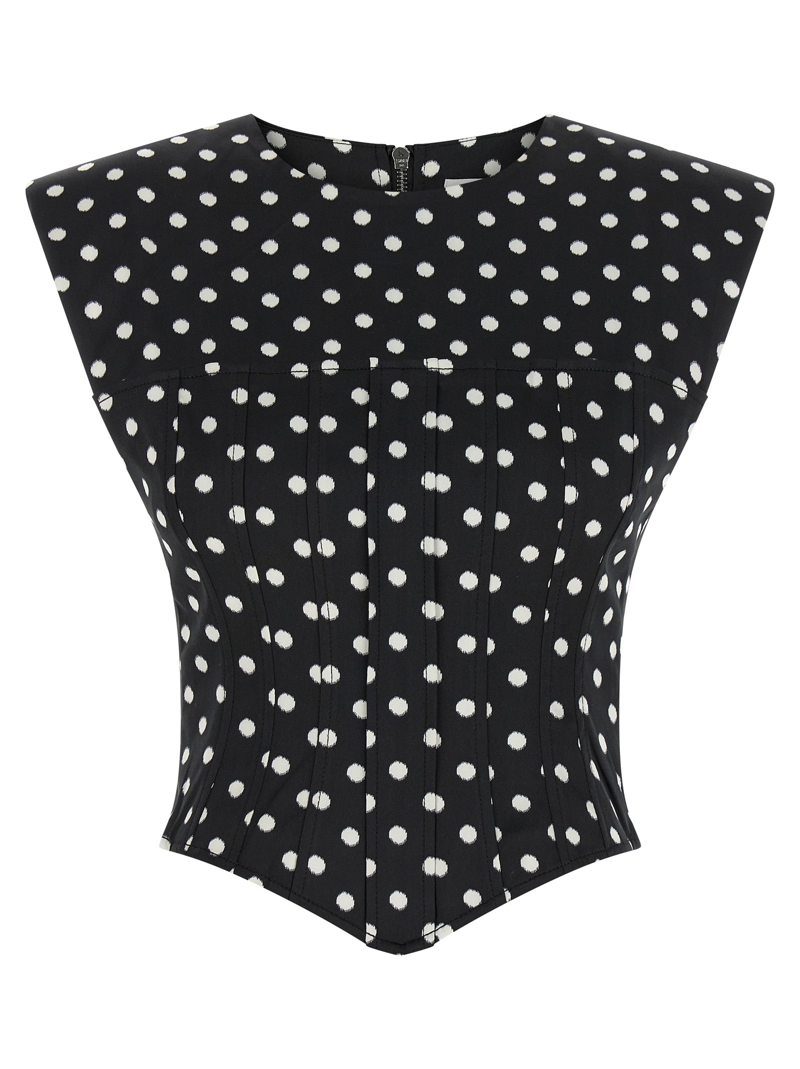 Ganni Polka Dot Top