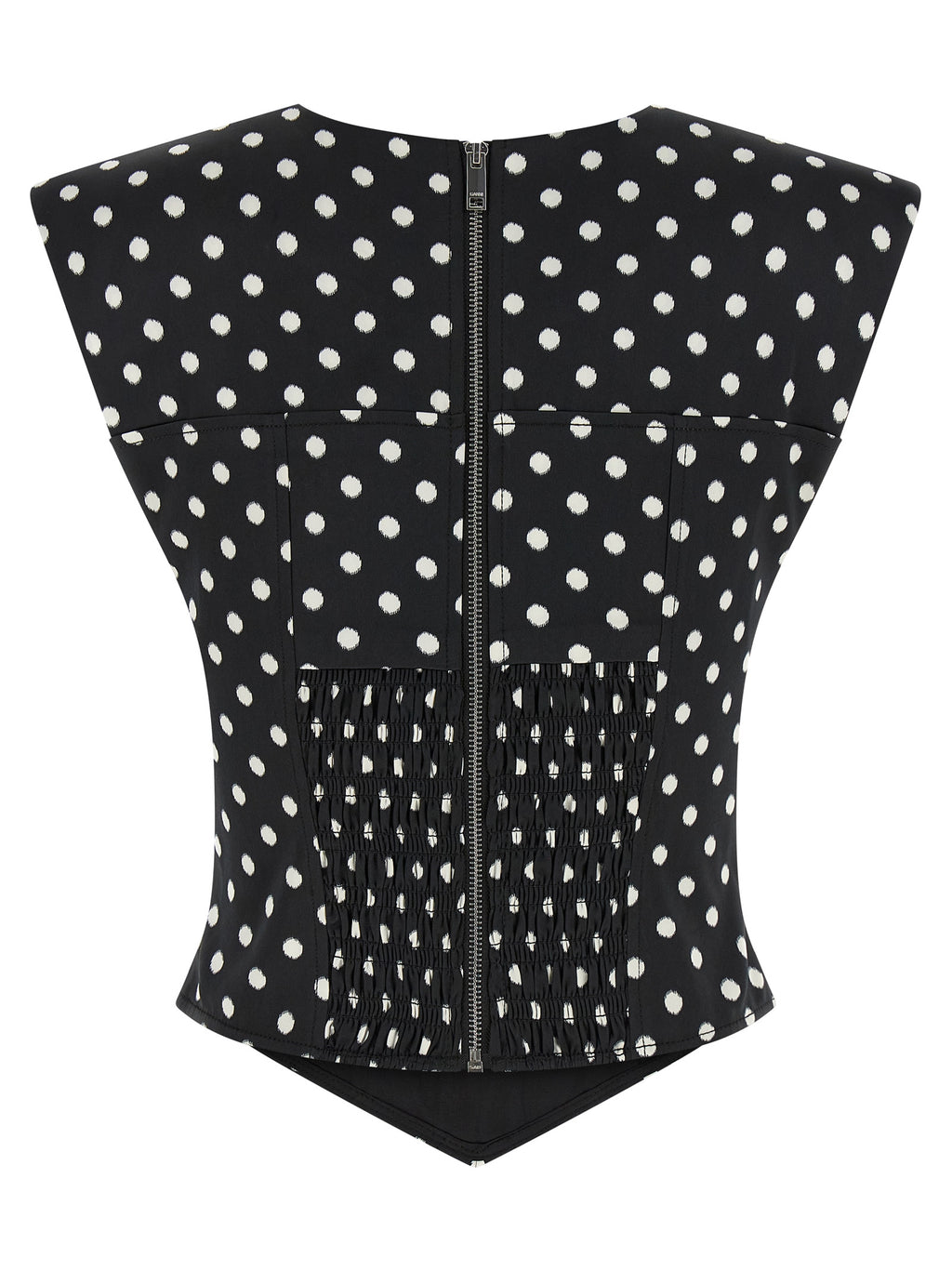 Ganni Polka Dot Top
