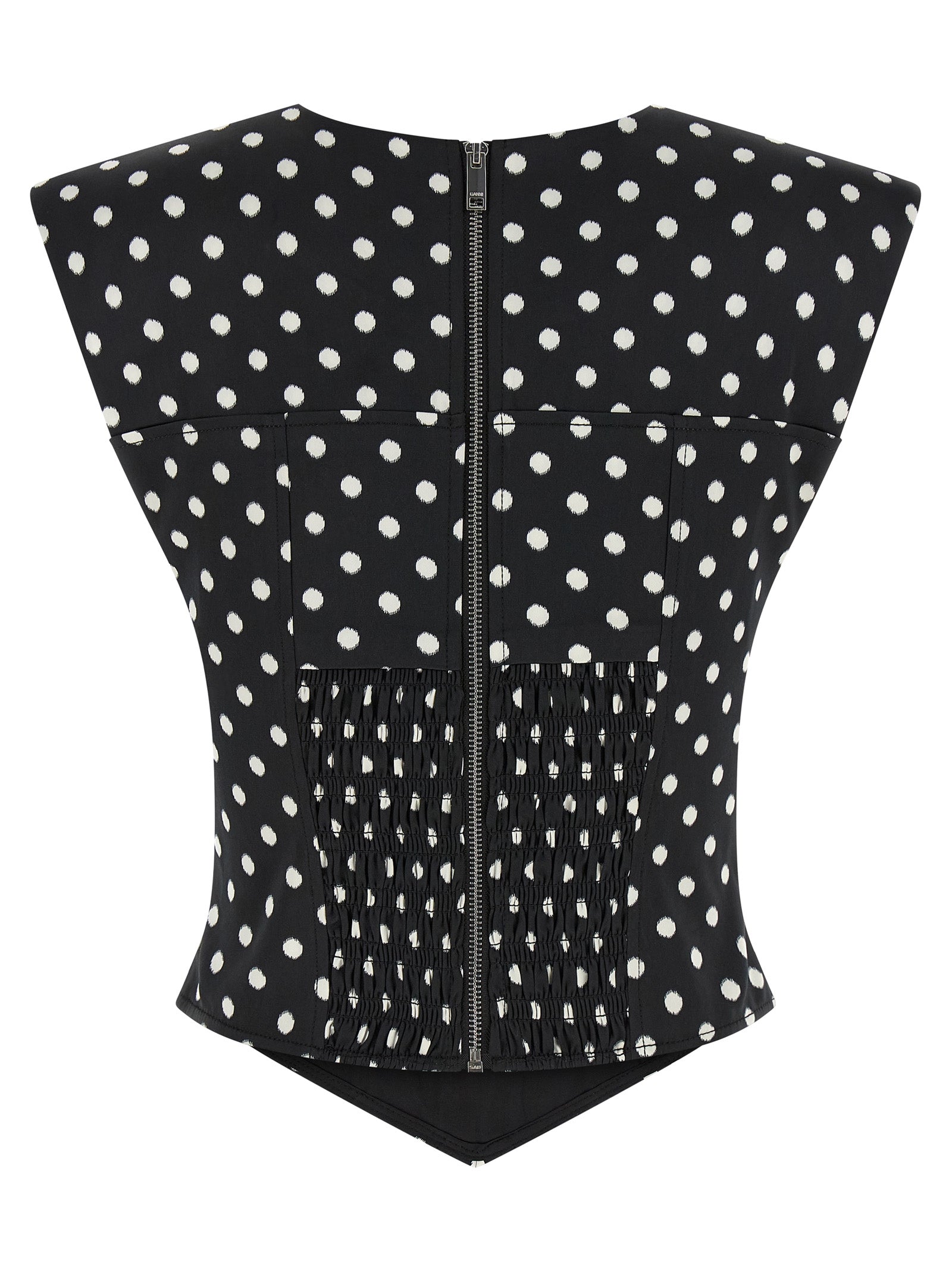 Ganni Polka Dot Top