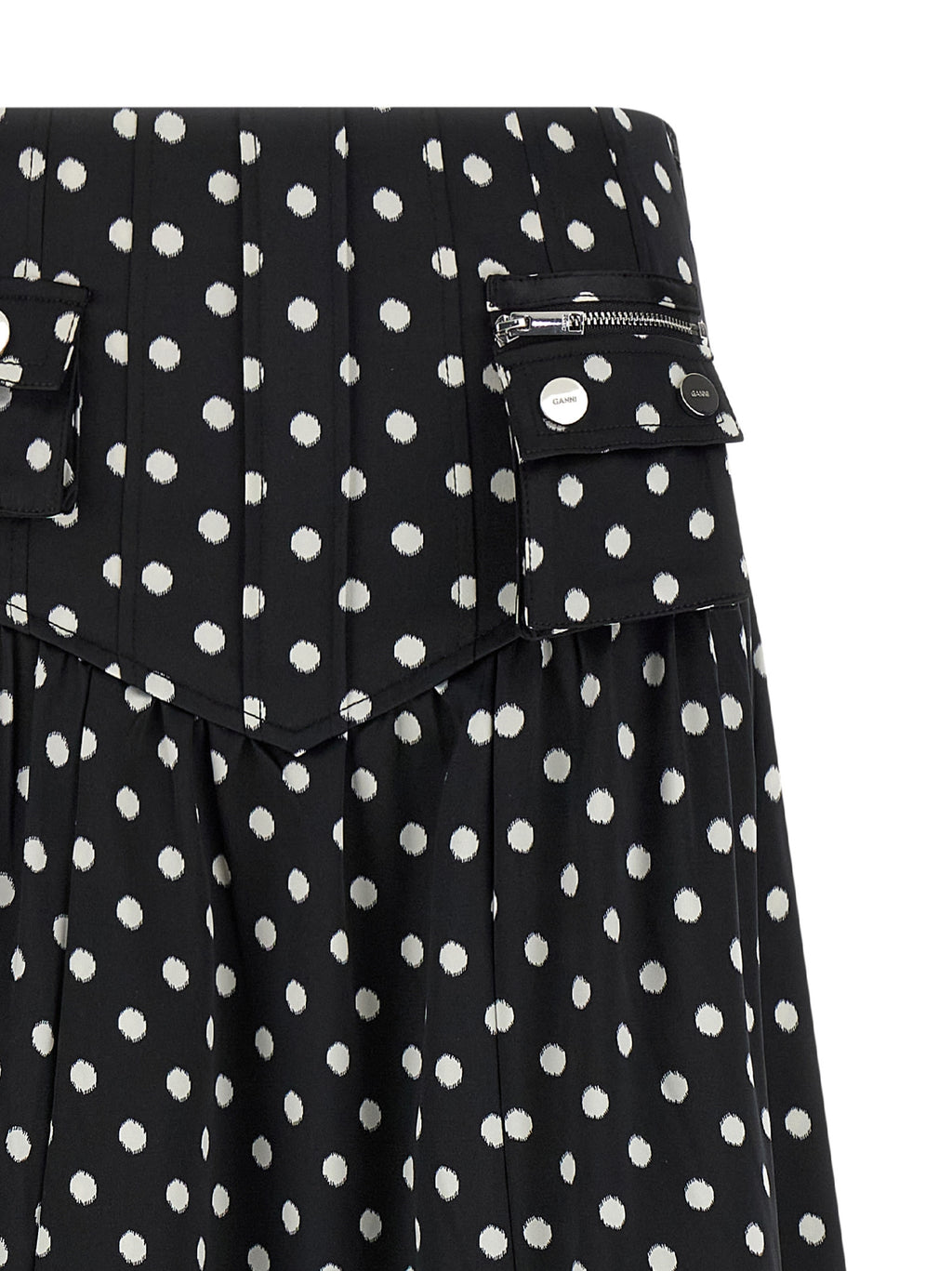 Ganni Polka Dots Skirt