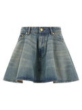 Ganni Tint Rigid Denim Skirt