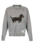 Maison Mihara Yasuhiro Dog Jacquard Knit Cardigan