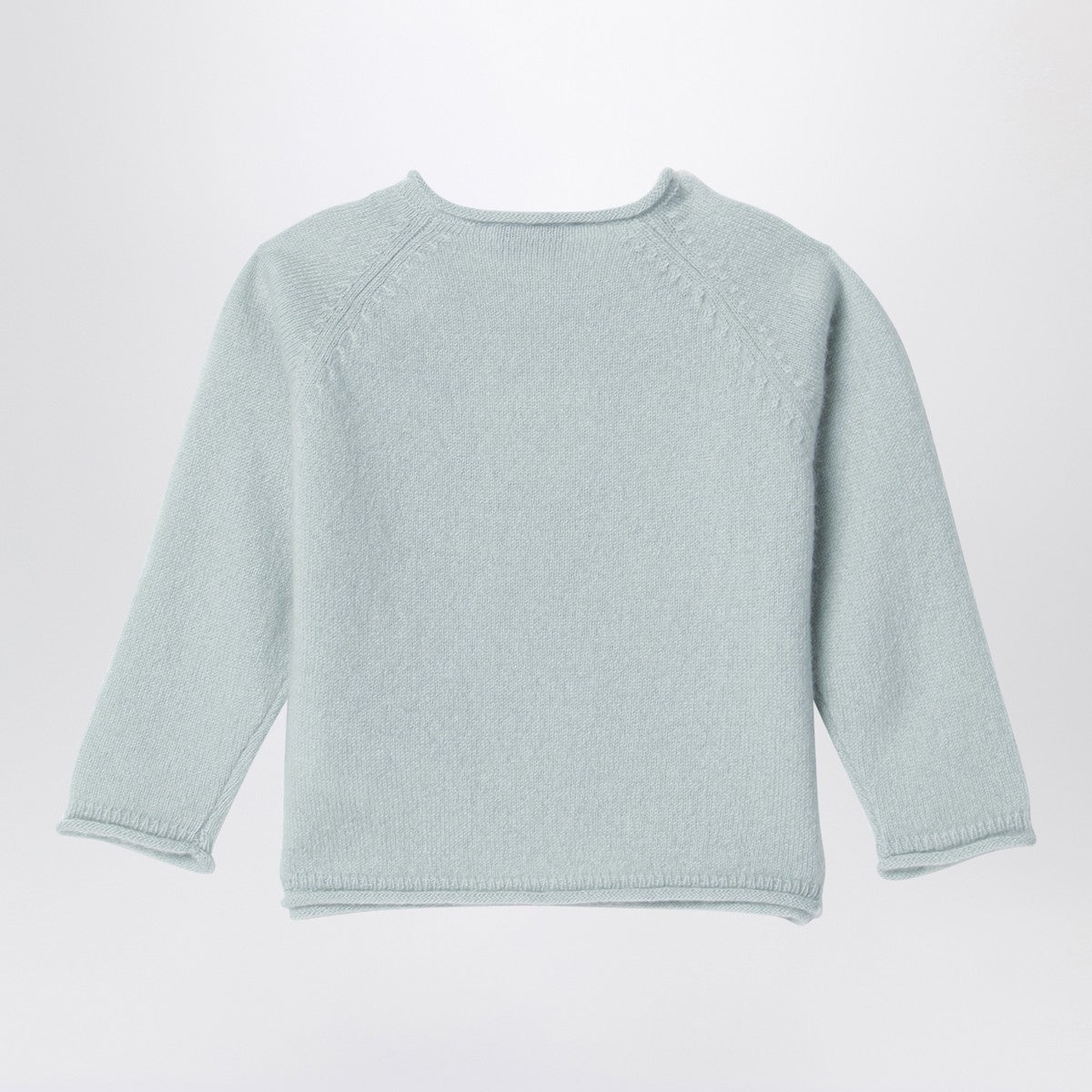 Il Gufo Light green wool pullover