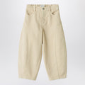 Il Gufo Carrot pants in stretch gabardine