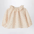 Teddy & Minou Cream blouse with floral print