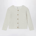 Teddy & Minou Milk-white wool-blend cardigan