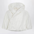 Teddy & Minou White hooded puffer jacket