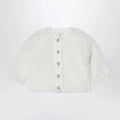 Teddy & Minou Milk-white shearling-effect jacket