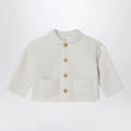 Teddy & Minou Ivory teddy-fabric jacket