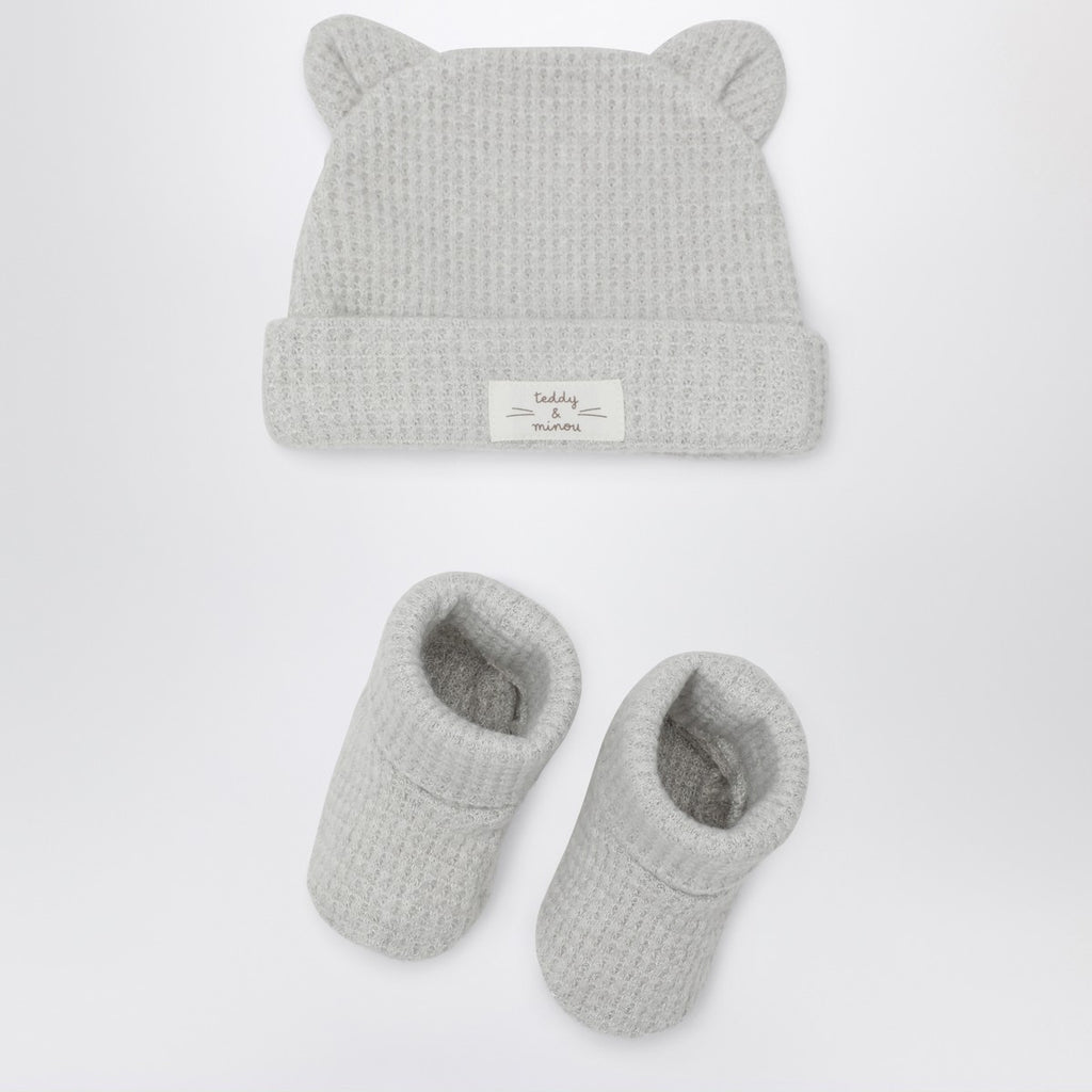 Teddy & Minou Two-piece set in pumice colour