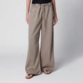 AGOLDE Shaw Flyweight drawstring wide-leg jeans in brown
