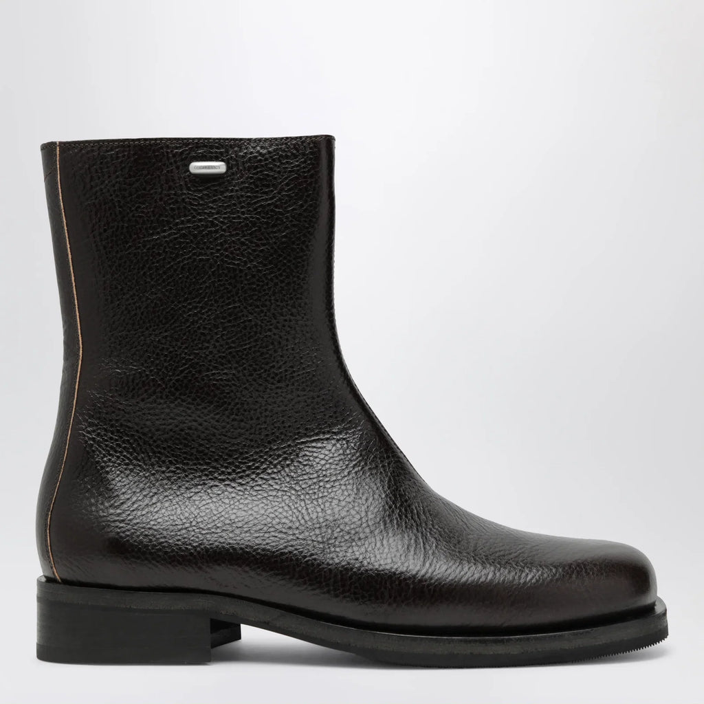 Our Legacy Camion boot in Italian leather, Deep Americano