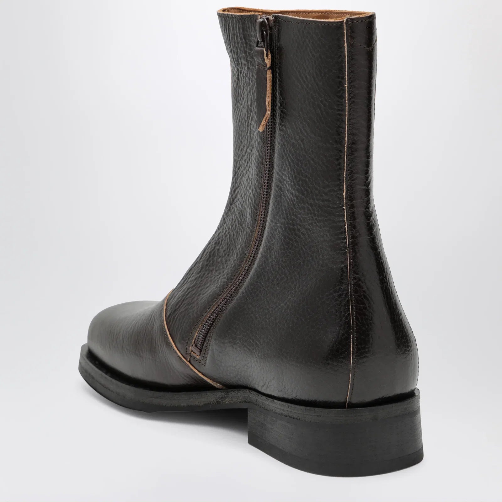 Our Legacy Camion boot in Italian leather, Deep Americano