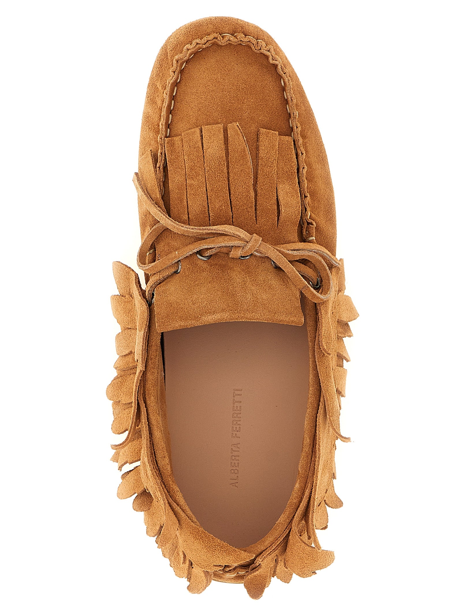 Alberta Ferretti Suede Loafers