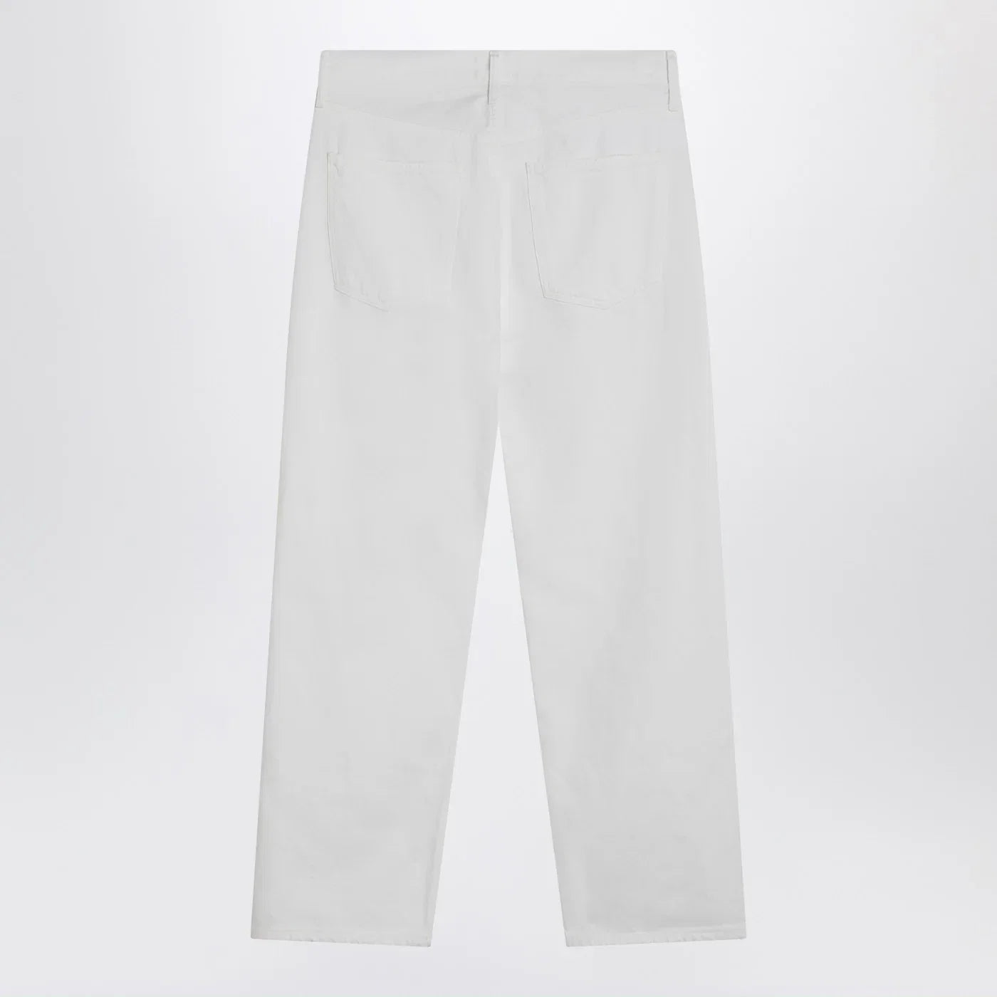 AGOLDE White jeans in regenerated denim