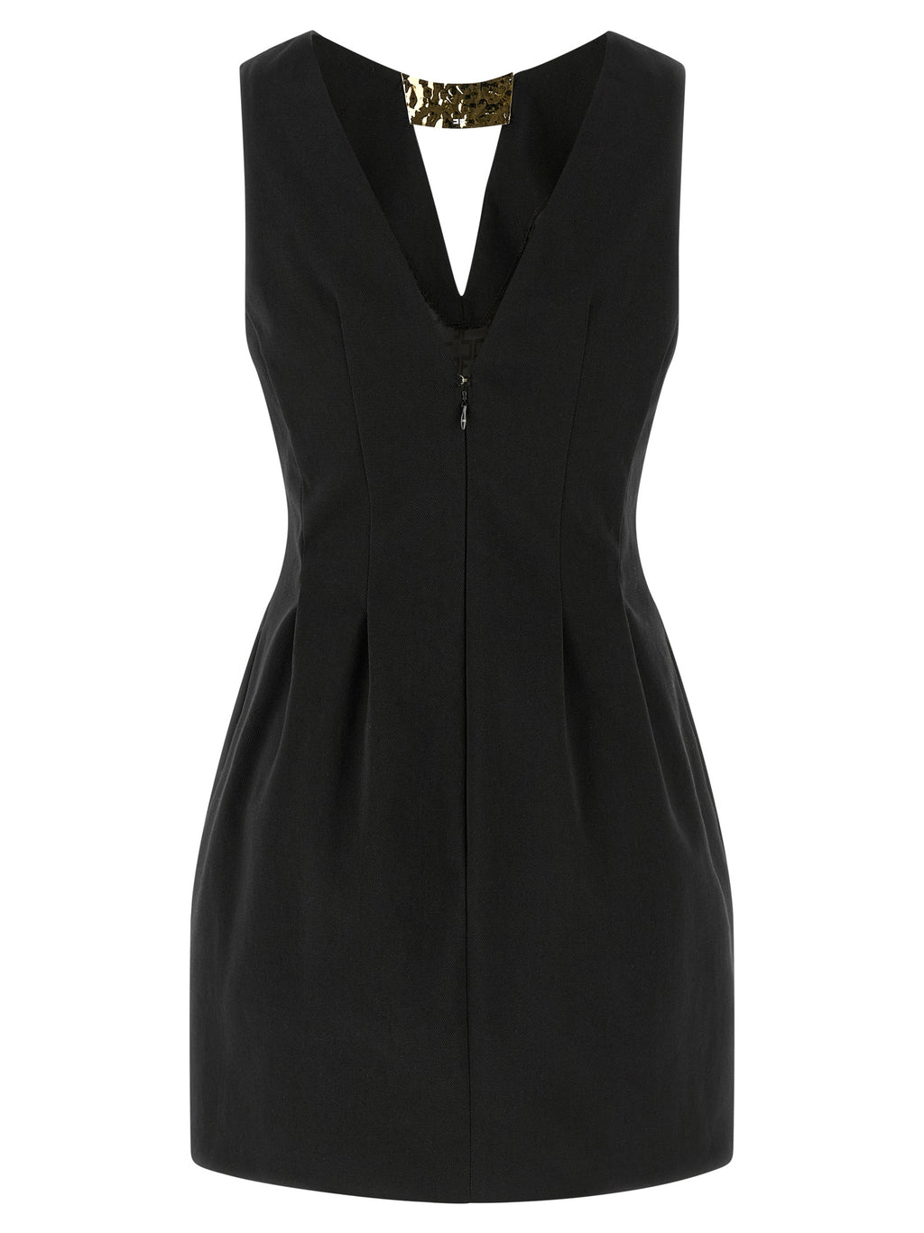 Elisabetta Franchi Metal Plaque Dress