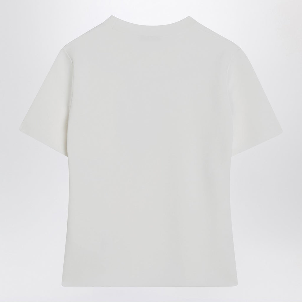 Max Mara White T-shirt in viscose crêpe