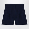 Sportmax Blue wool-blend shorts