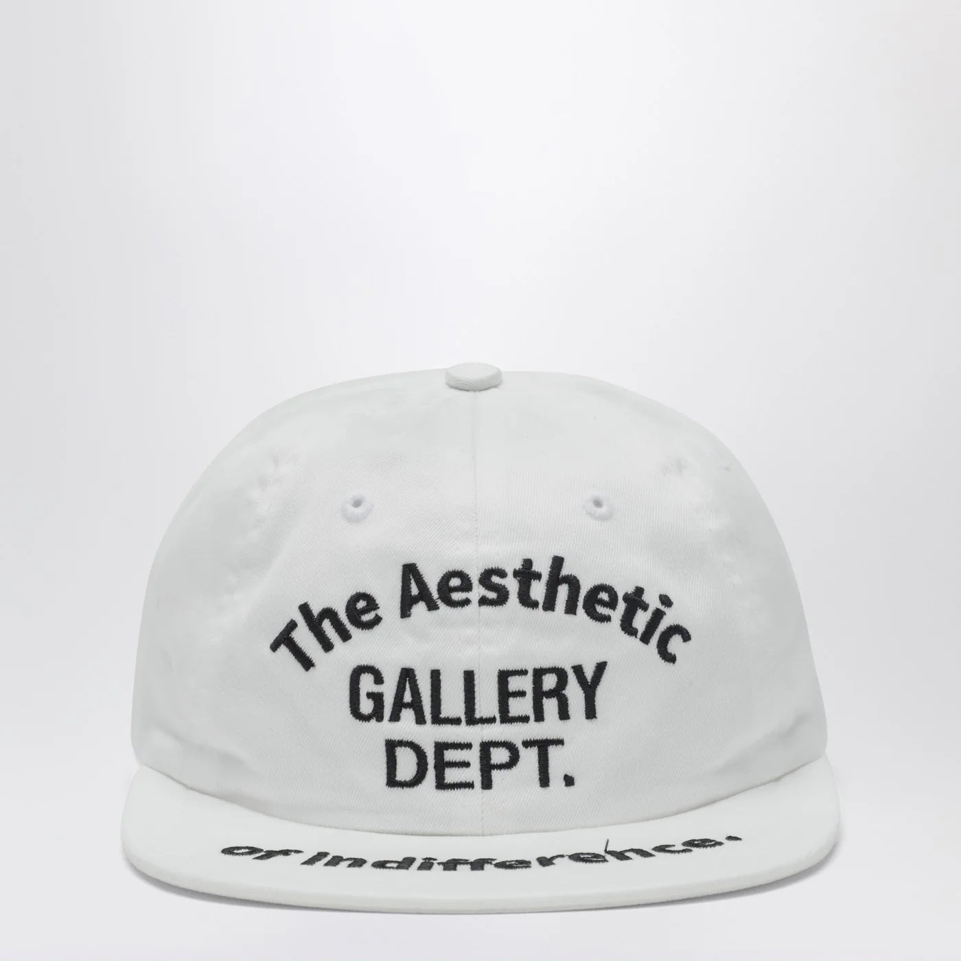 Gallery Dept. White baseball cap with logo embroidery