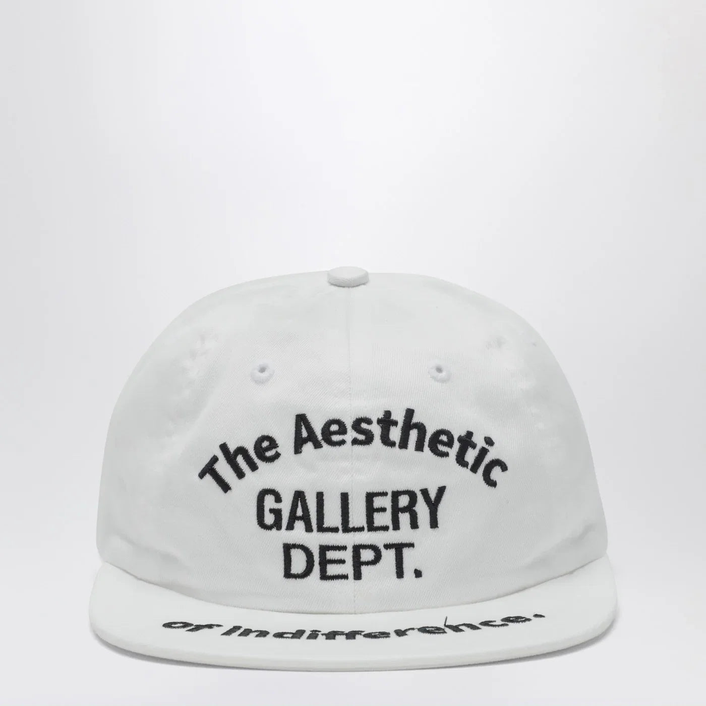 Gallery Dept. White baseball cap with logo embroidery