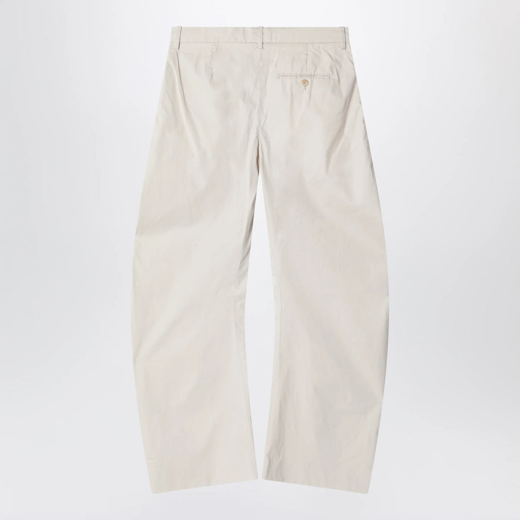Acne Studios Casual twill trousers light beige